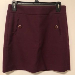Maroon skirt